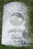 Sarah Philibina Wirts (1813-1876) Headstone